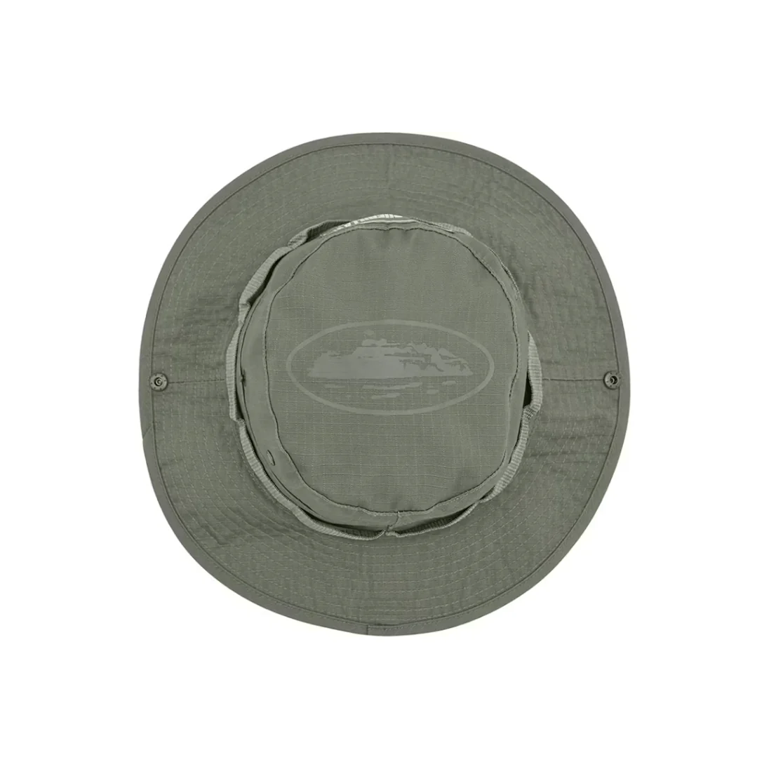 Corteiz Guerillaz Bucket Hat Tonal Khaki - Image 2