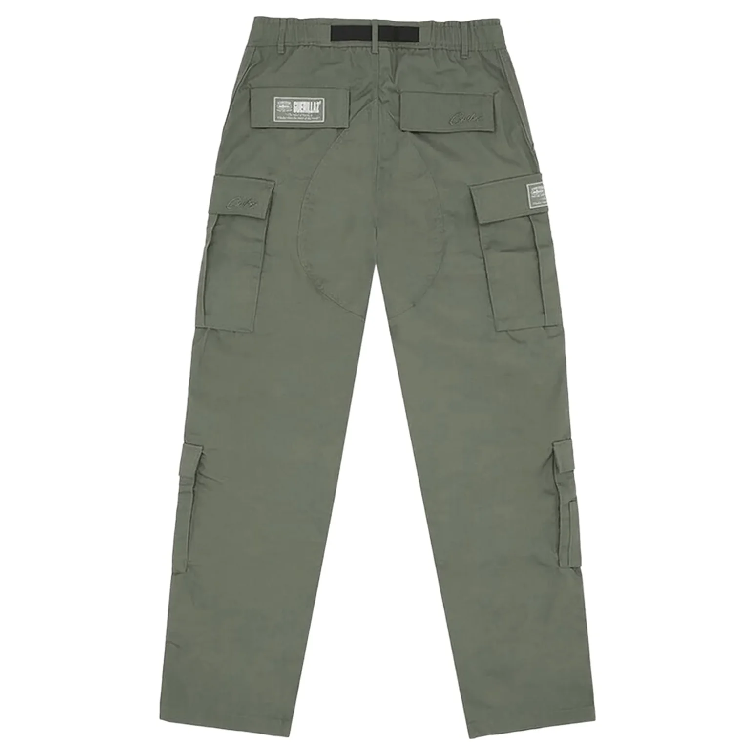 Corteiz Guerillaz Cargo Pants Tonal Khaki - Image 2