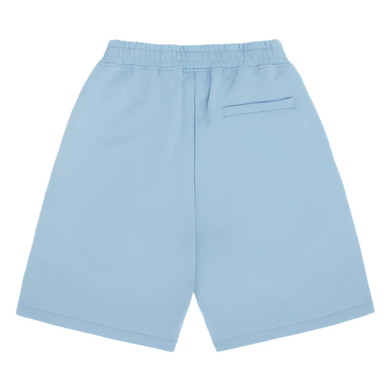 Corteiz Island Puff Print Sweatshort Baby Blue - Image 2
