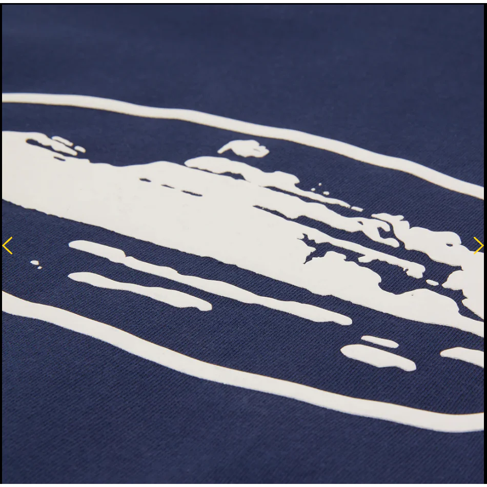 CORTEIZ ISLAND PUFF PRINT ZIP HOODIE [NAVY] - Image 3