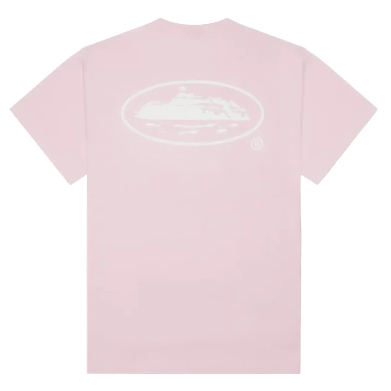 Corteiz OG Island T Shirt Baby Pink - Image 2