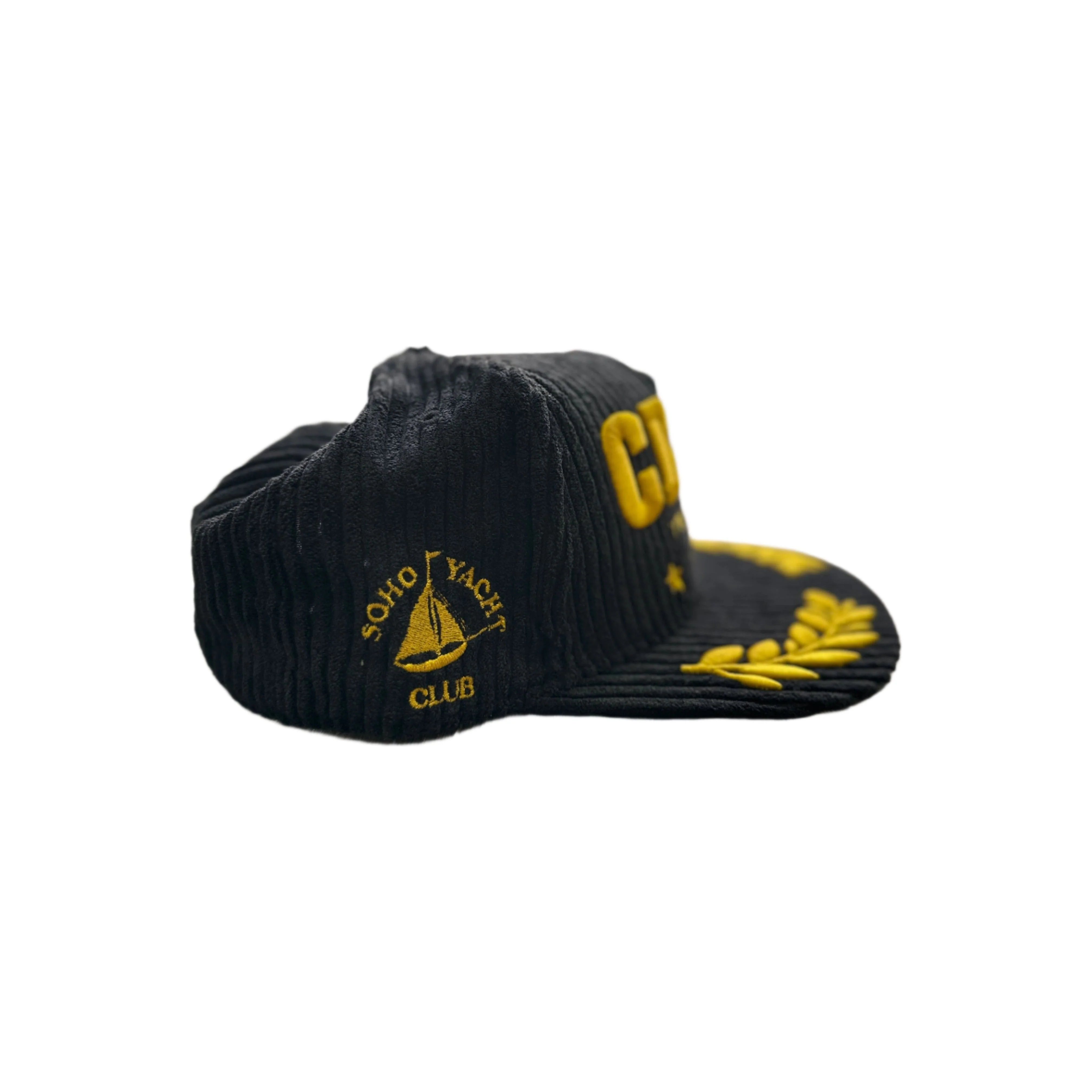 Corteiz Soho Yacht Club Crtz Cap Black - Image 2