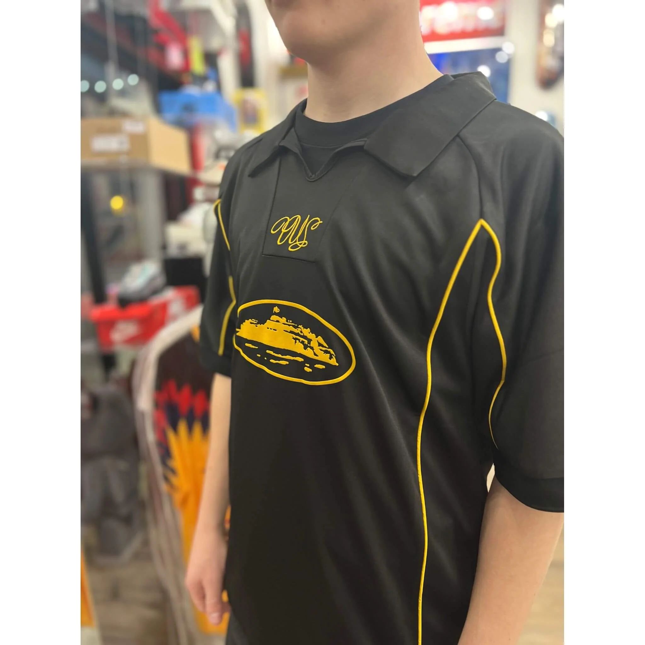 Corteiz Talismo Football Jersey Black - Image 2