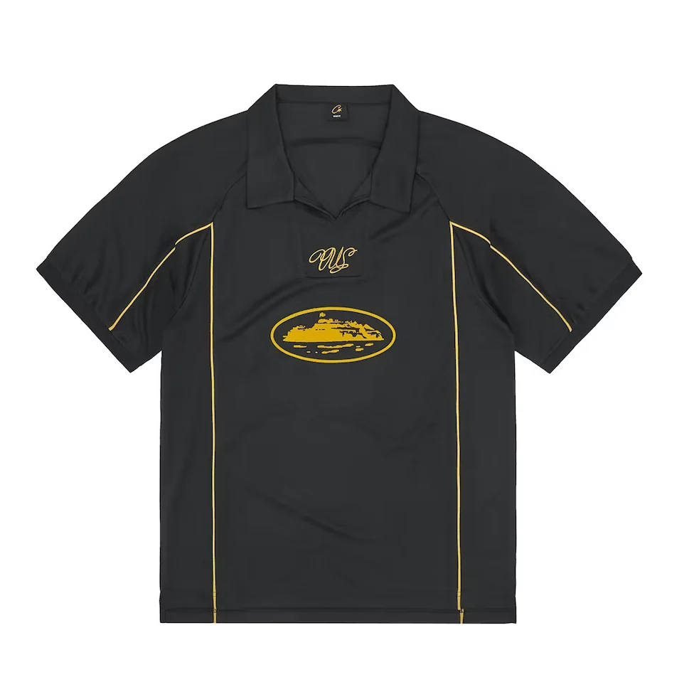 Corteiz Talismo Football Jersey Black - Image 3