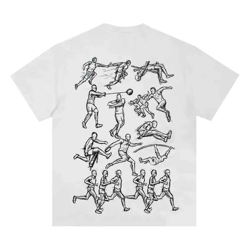 Corteiz Track And Field Tee White - Image 2