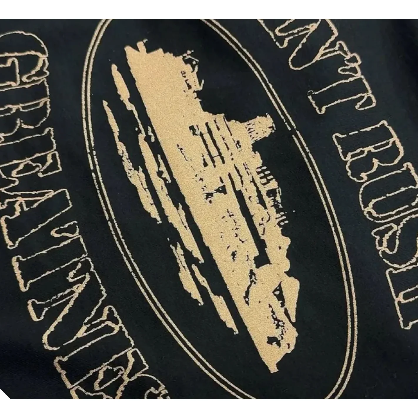 Corteiz x Cental Cee Can't Rush Greatness Tee Black - Image 2