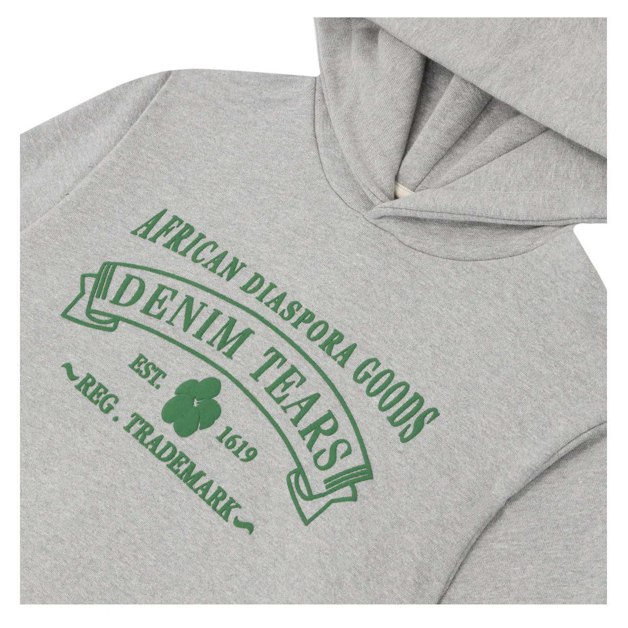 Denim Tears ADG Hoodie Grey - Image 3