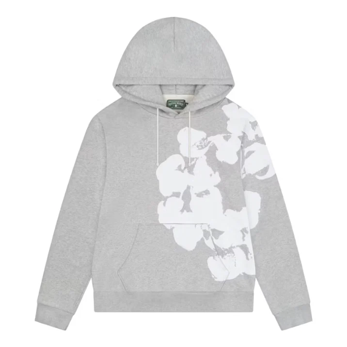 Denim Tears Big Cotton Wreath Sweatshirt Grey