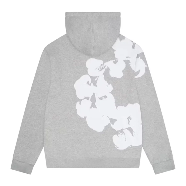 Denim Tears Big Cotton Wreath Sweatshirt Grey - Image 2