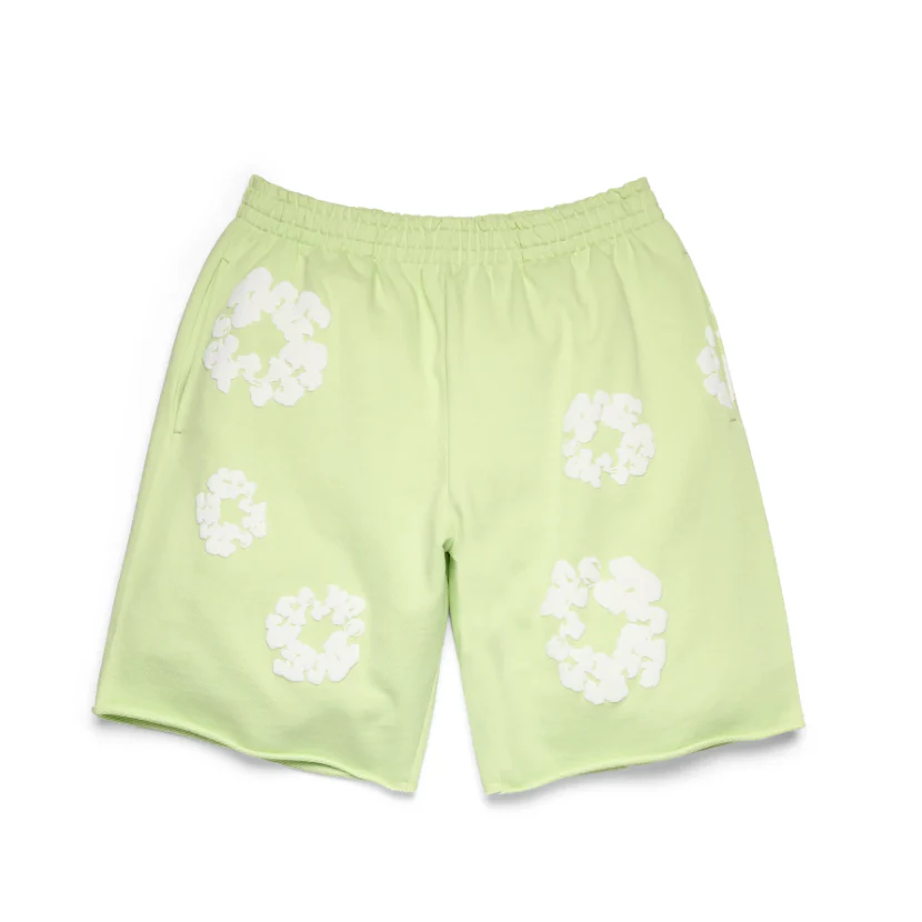 DENIM TEARS COTTON WREATH SWEATSHORTS MINT