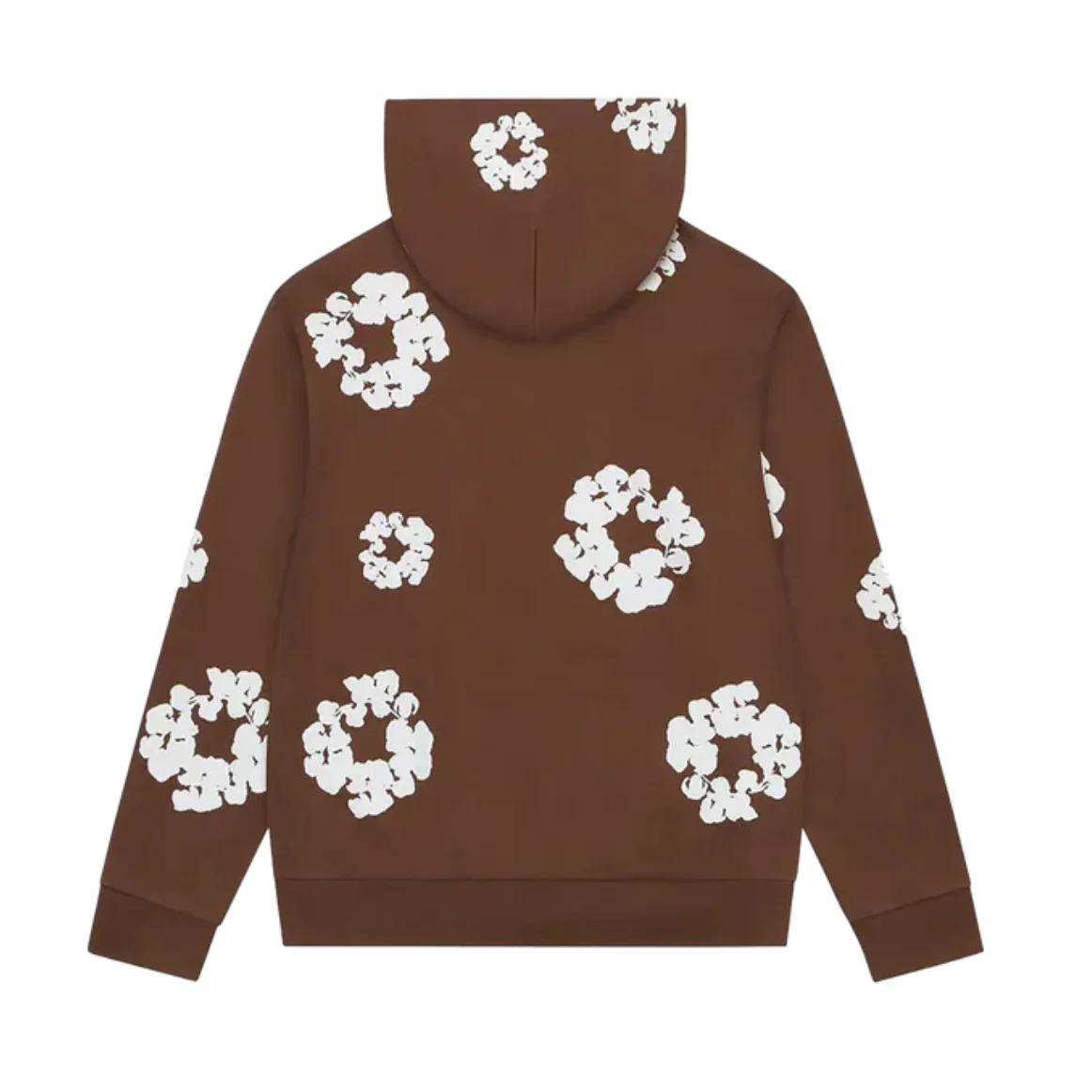 DENIM TEARS COTTON WREATH ZIP HOODIE BROWN - Image 2