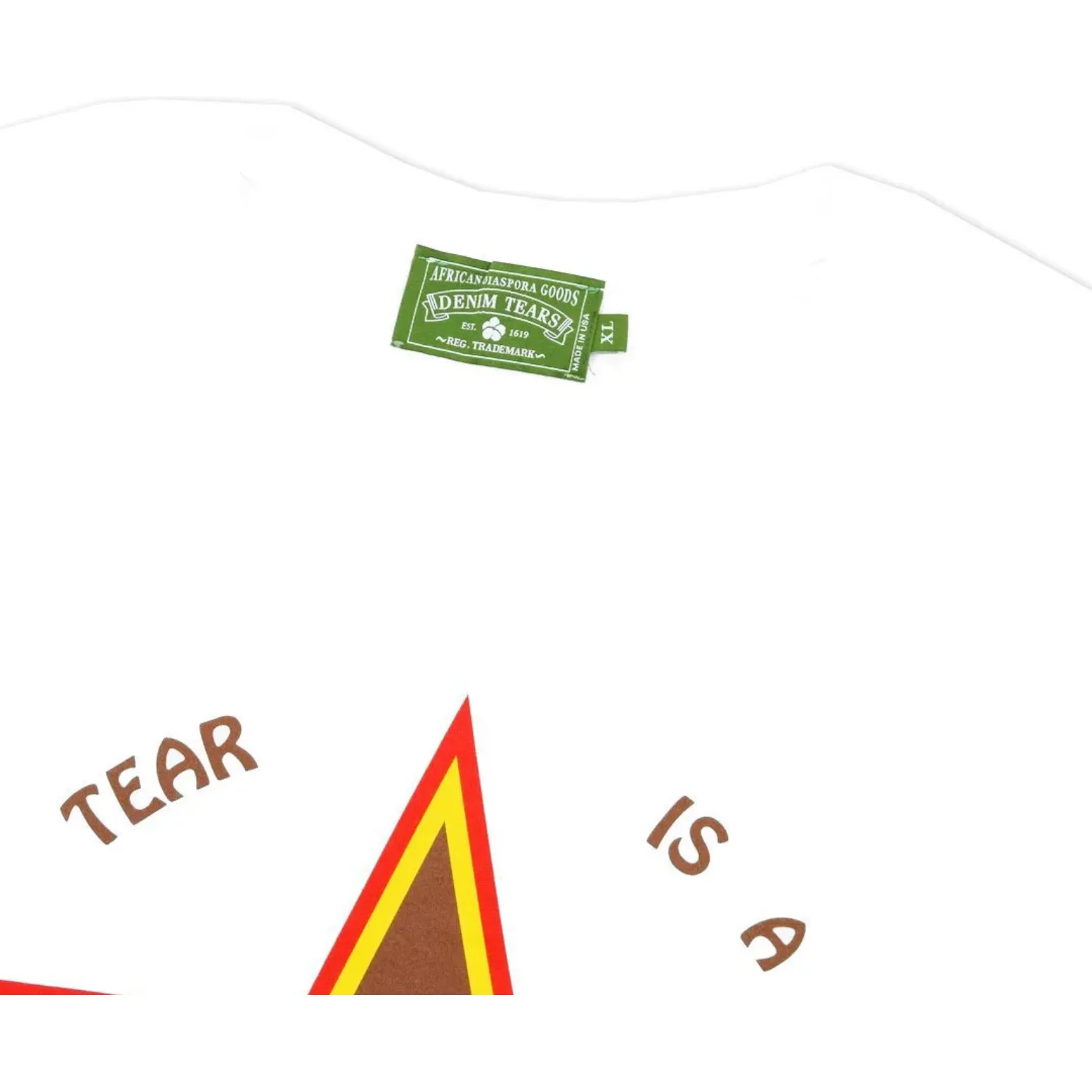 Denim Tears Every Tear Is a Star Tee White - Image 2