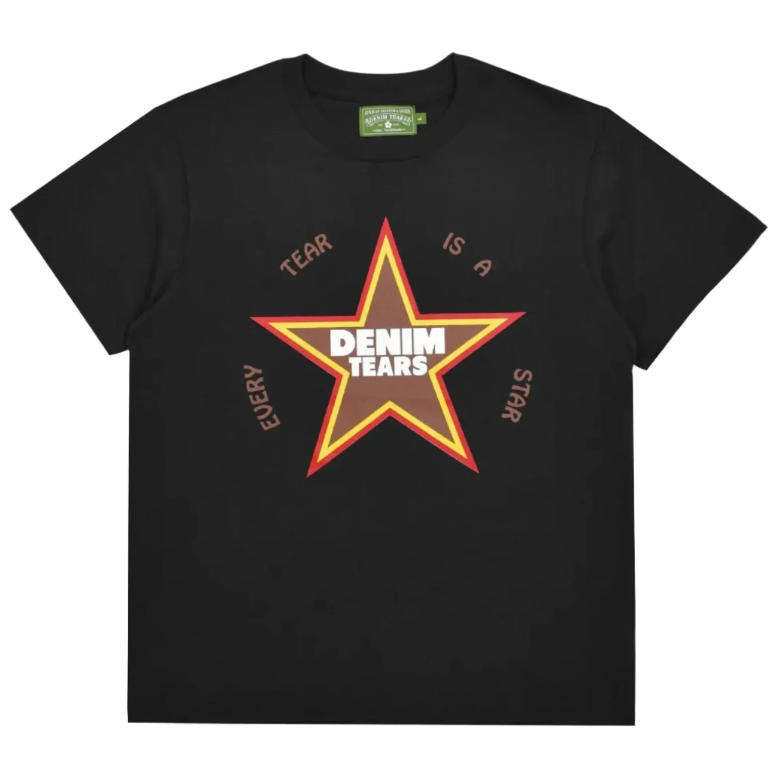 Denim Tears Every Tear Is A Star Tee Black