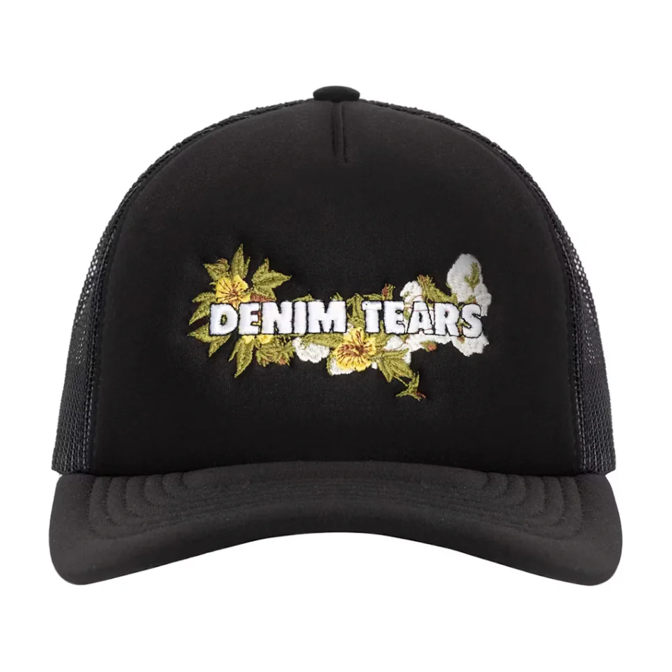Denim Tears Logo Trucker Hat