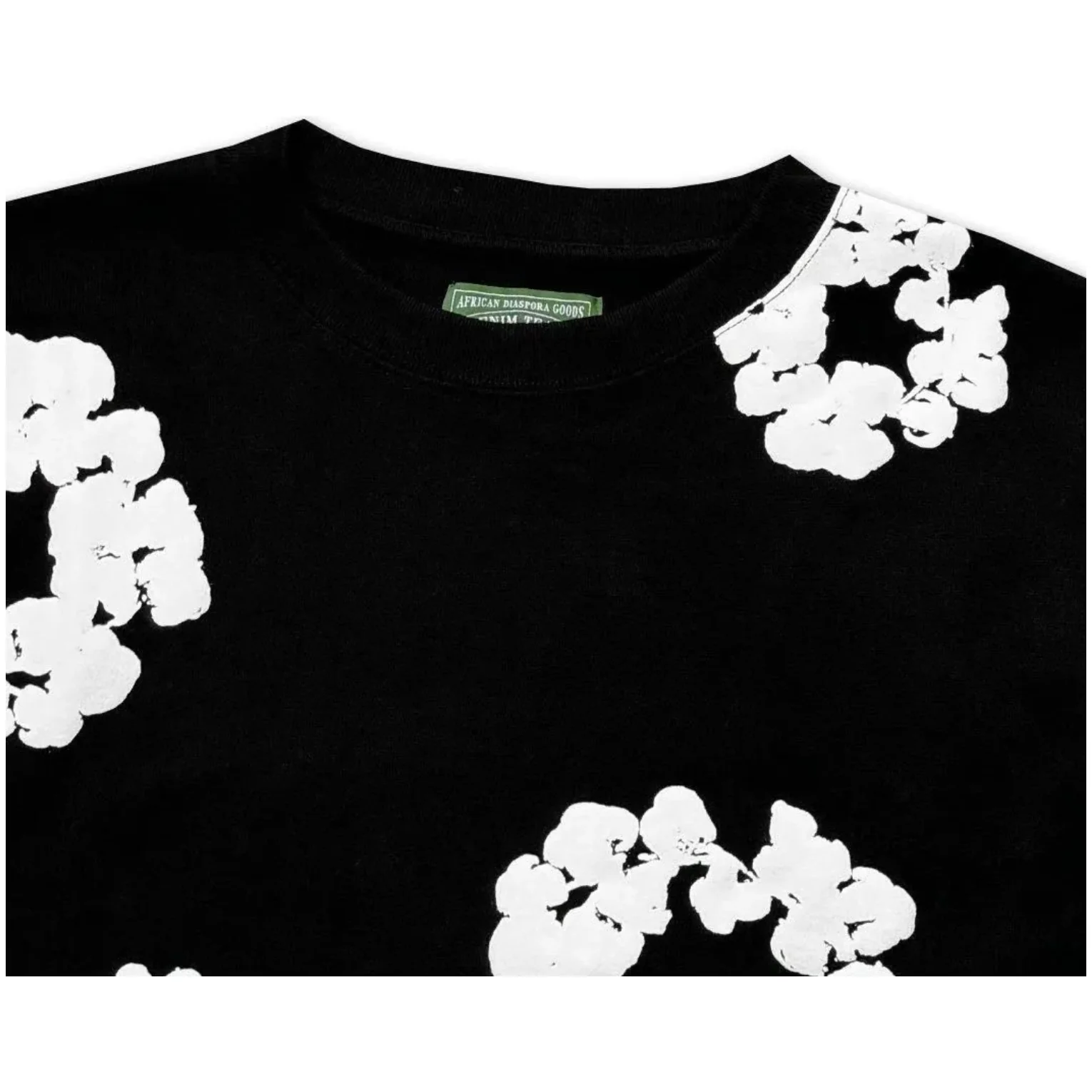 Denim Tears Long Sleeve Cotton Wreath T-shirt Black - Image 3