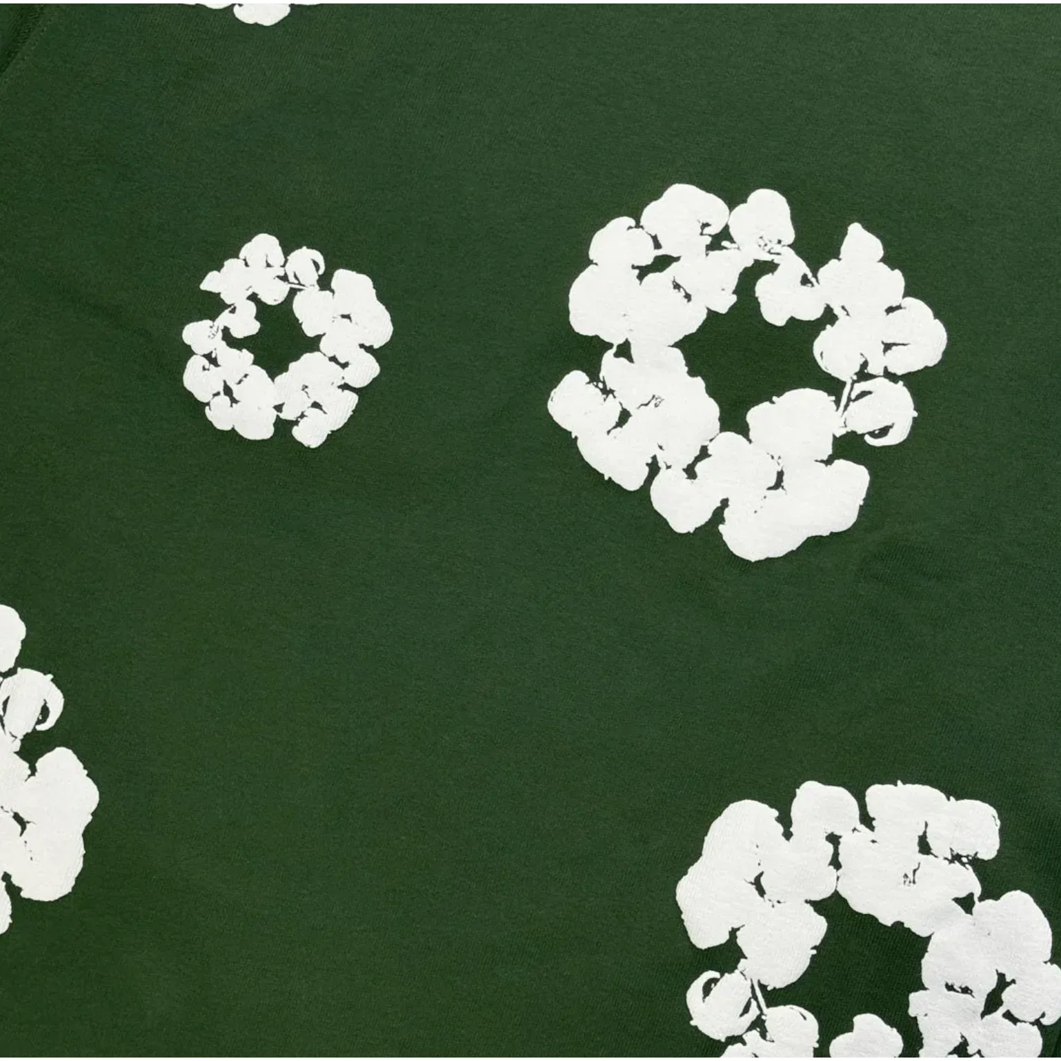 Denim Tears Long Sleeve Cotton Wreath T-shirt Green - Image 2