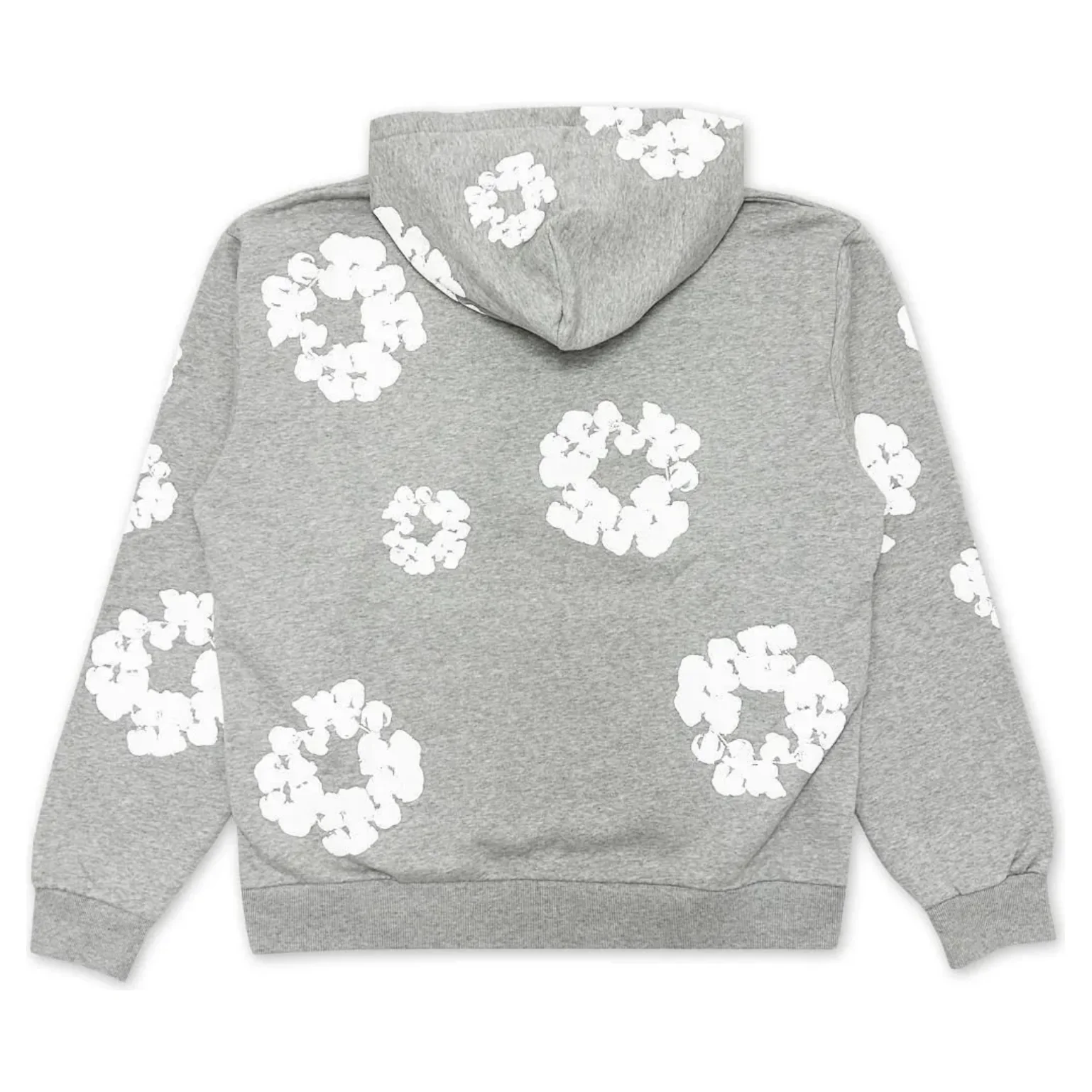 Denim Tears 'The Cotton Wreath' Hoodie Grey - Image 3