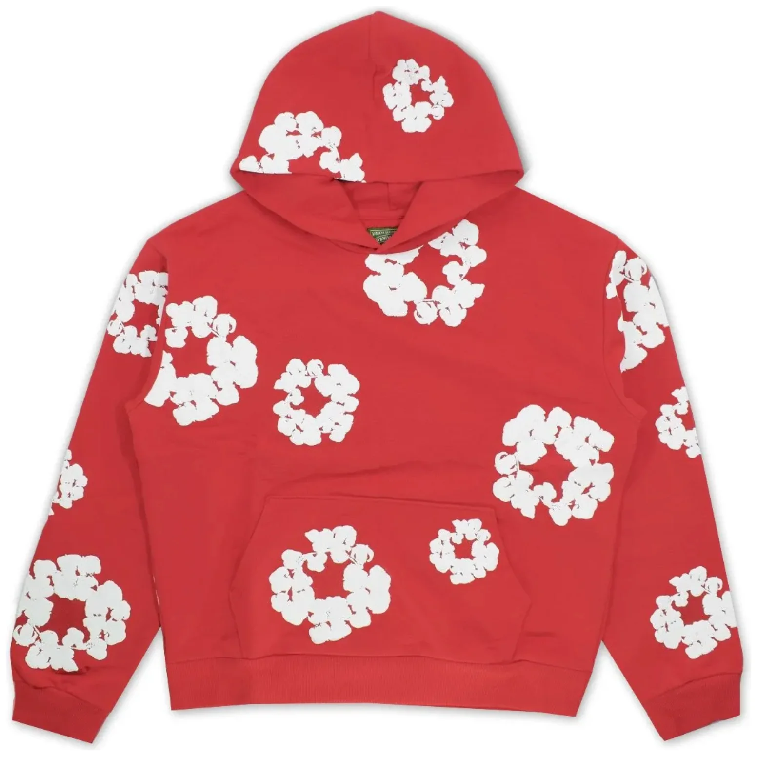 Denim Tears The Cotton Wreath Red Full Tracksuit