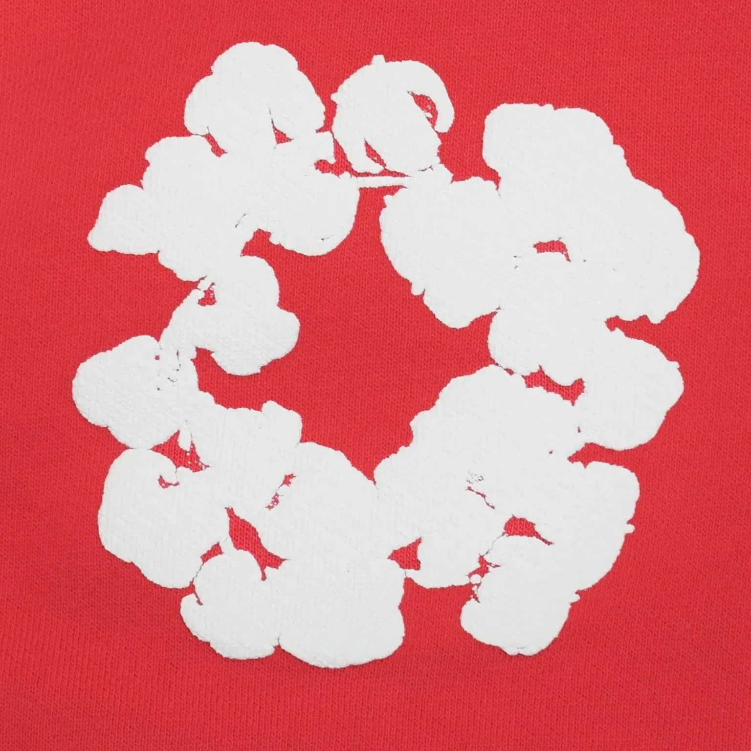 Denim Tears The Cotton Wreath Red Full Tracksuit - Image 2