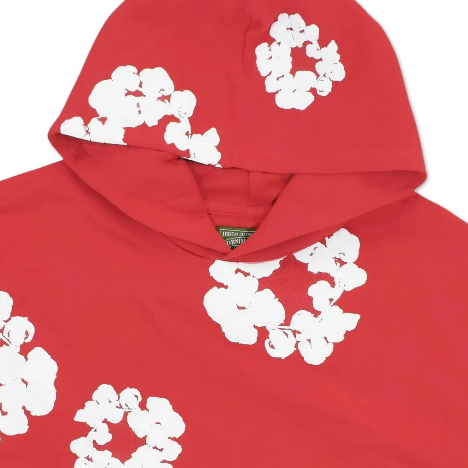 Denim Tears The Cotton Wreath Red Full Tracksuit - Image 3