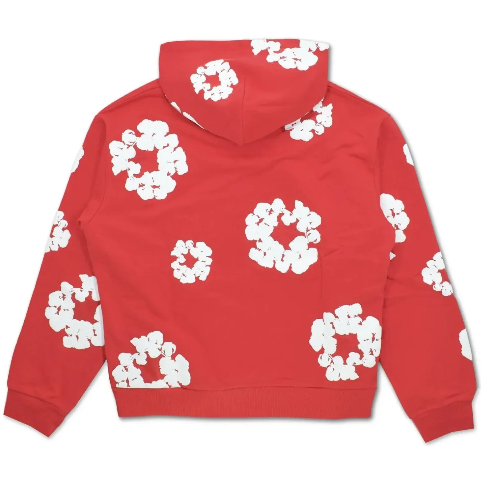 Denim Tears The Cotton Wreath Red Full Tracksuit - Image 4