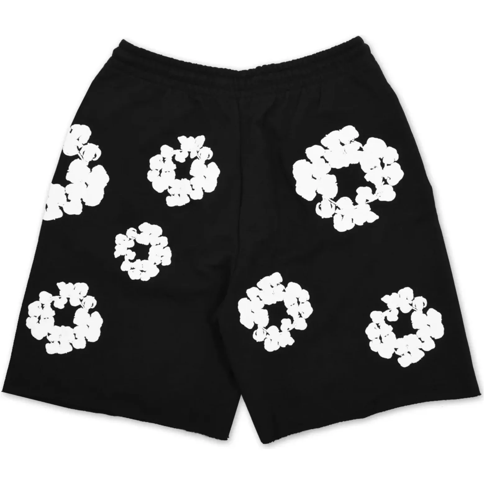 Denim Tears The Cotton Wreath Shorts Black - Image 4