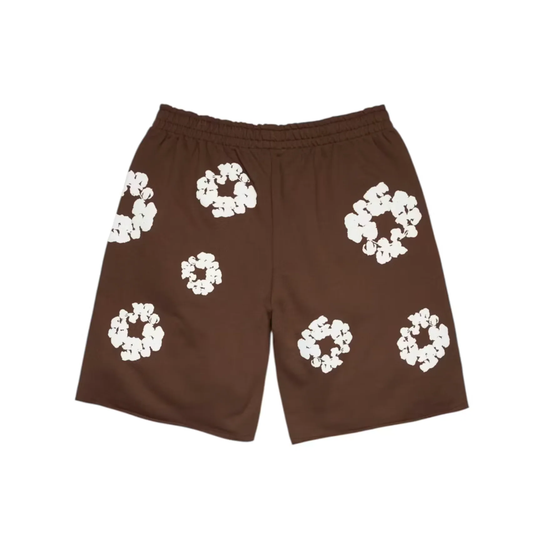 Denim Tears Cotton Wreath Sweatshorts Dark Brown - Image 2