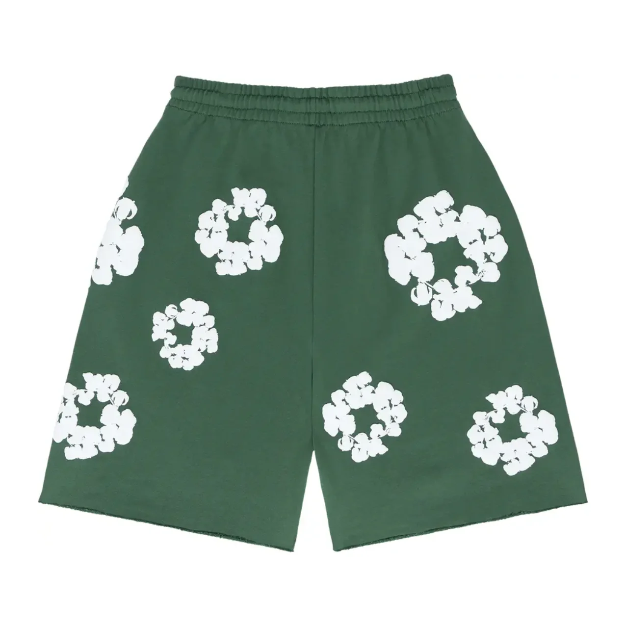 Denim Tears The Cotton Wreath Shorts Green - Image 2