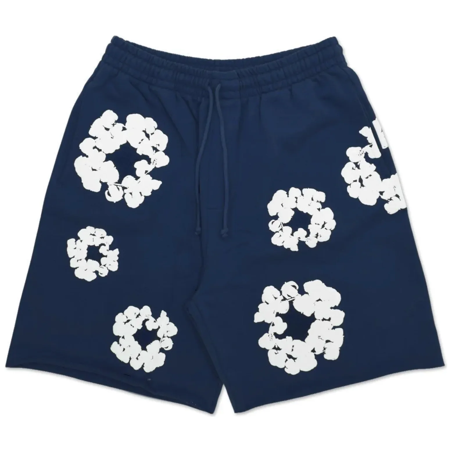 Denim Tears The Cotton Wreath Shorts Navy