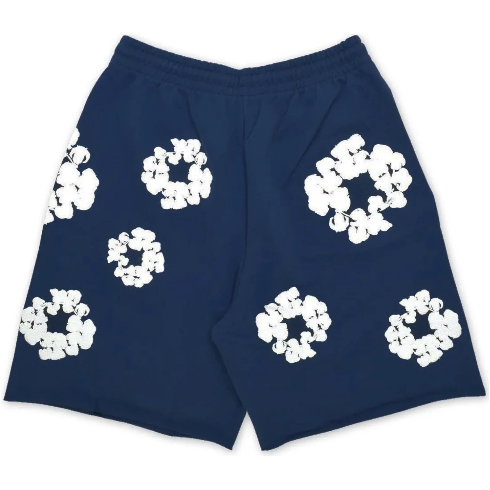 Denim Tears The Cotton Wreath Shorts Navy - Image 2