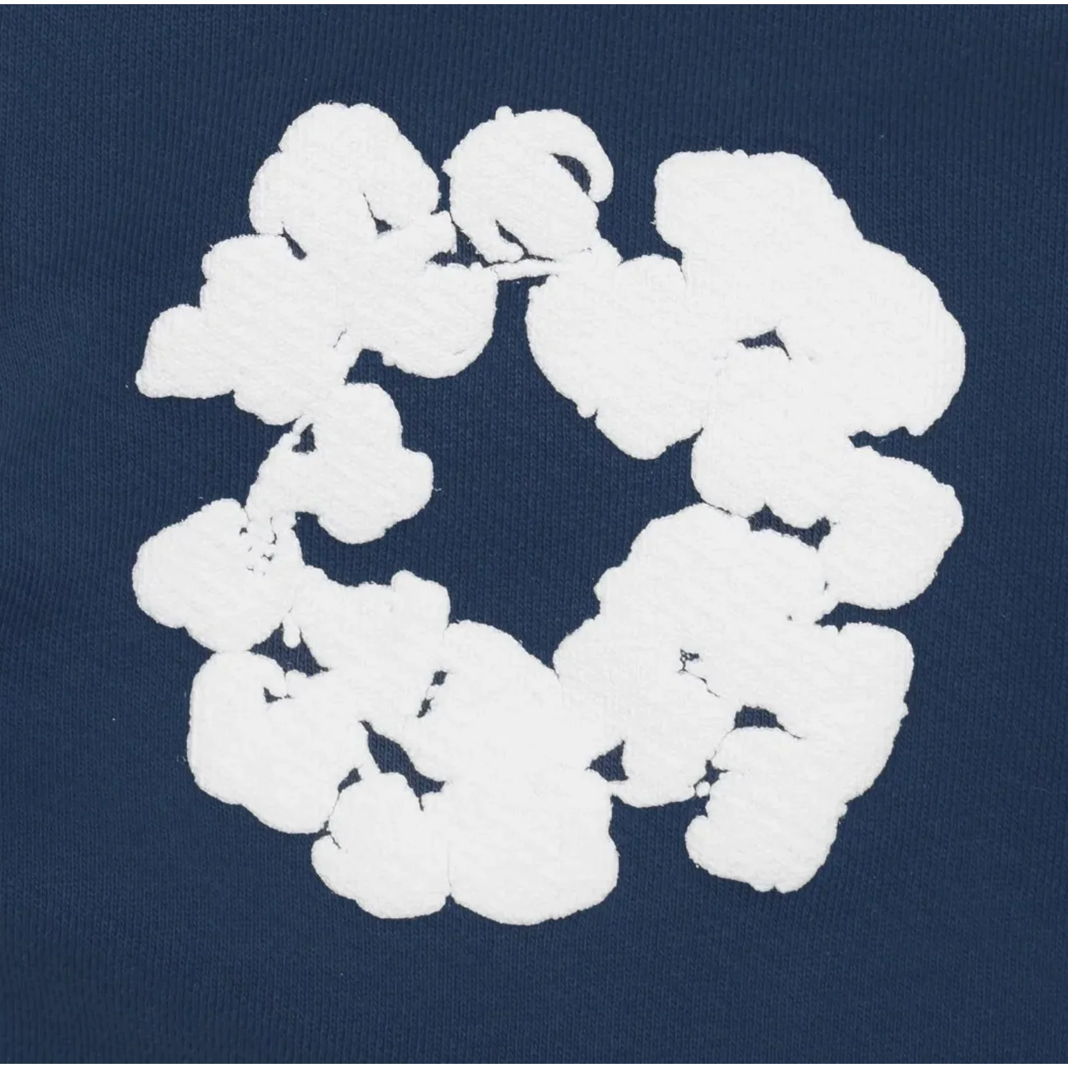 Denim Tears The Cotton Wreath Shorts Navy - Image 4