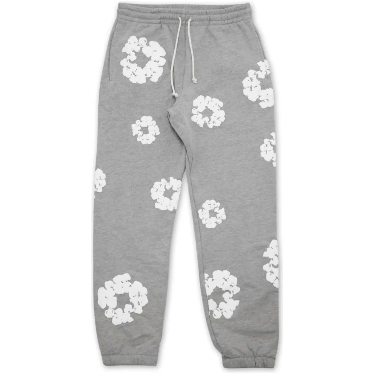 Denim Tears The Cotton Wreath Sweatpants Grey - Image 4