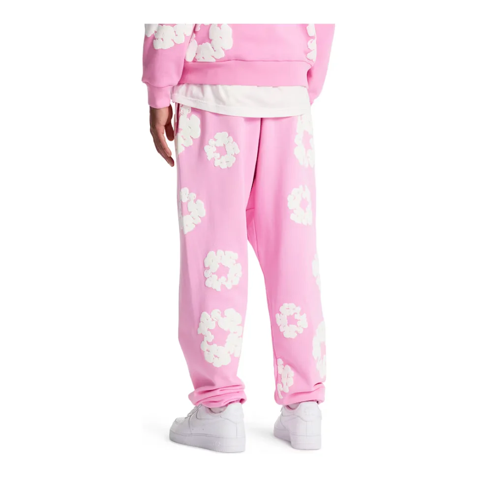Denim Tears The Cotton Wreath Sweatpants Pink - Image 4