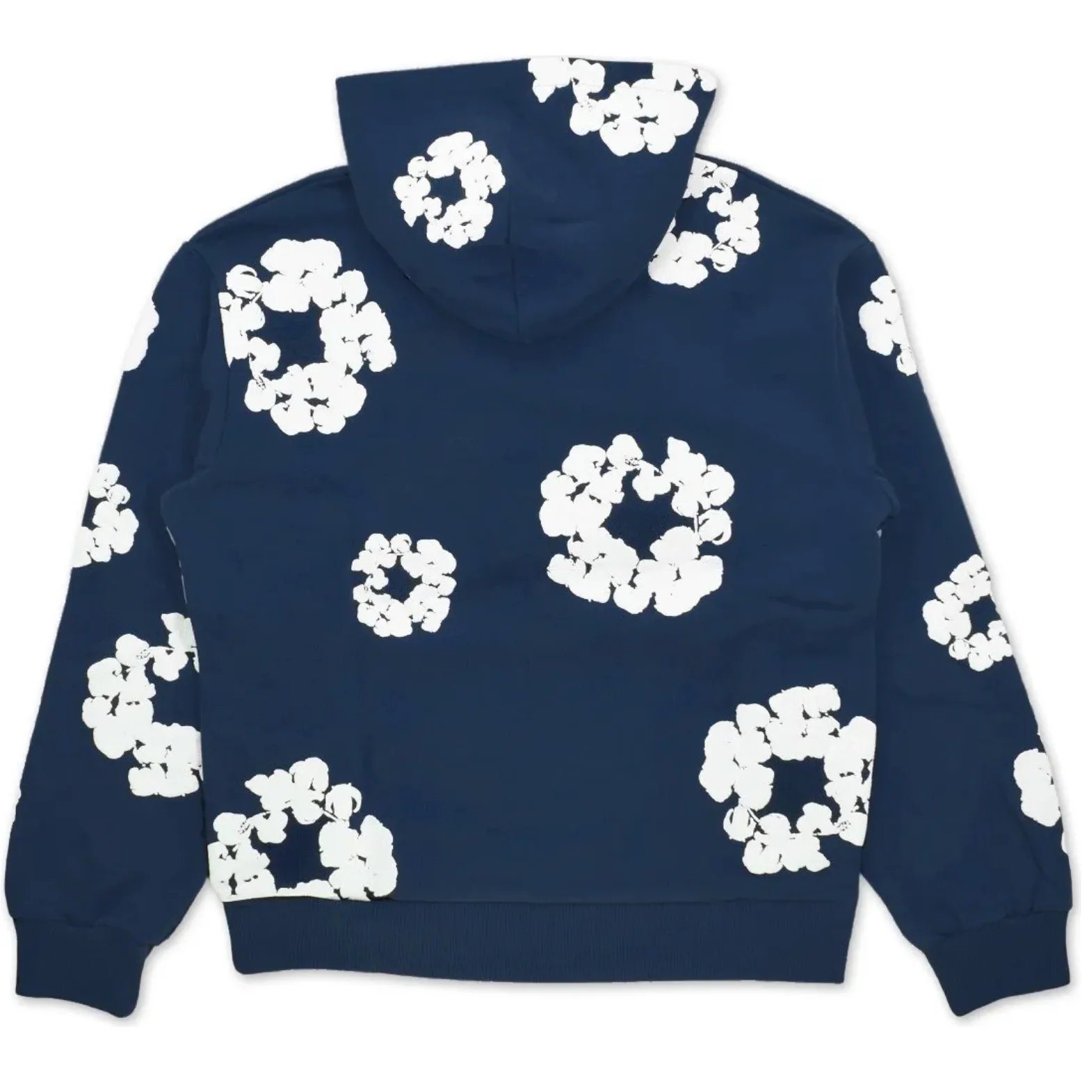 Denim Tears The Cotton Wreath Sweatshirt Navy - Image 3