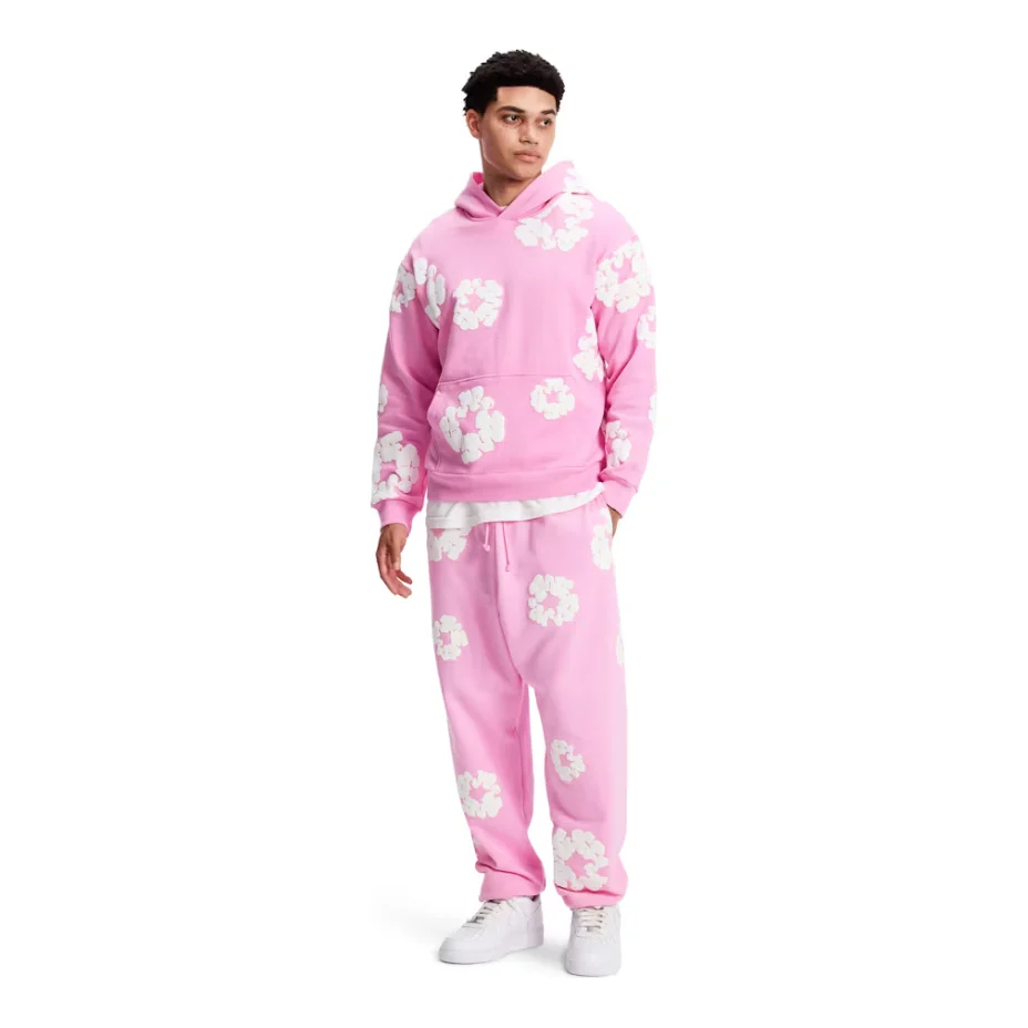 Denim Tears The Cotton Wreath Sweatshirt Pink - Image 4