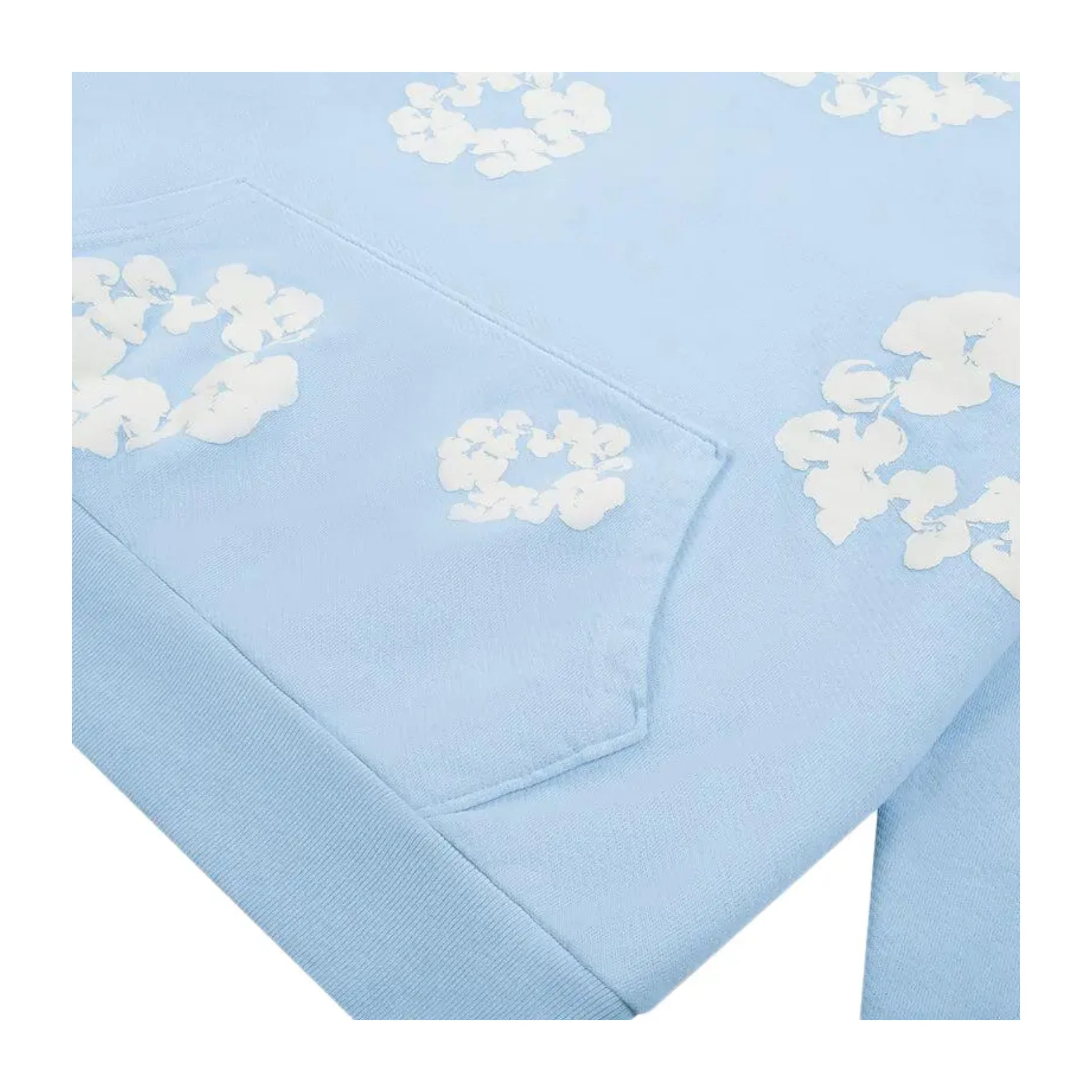 Denim Tears The Cotton Wreath Sweatshirt Powder Blue - Image 3
