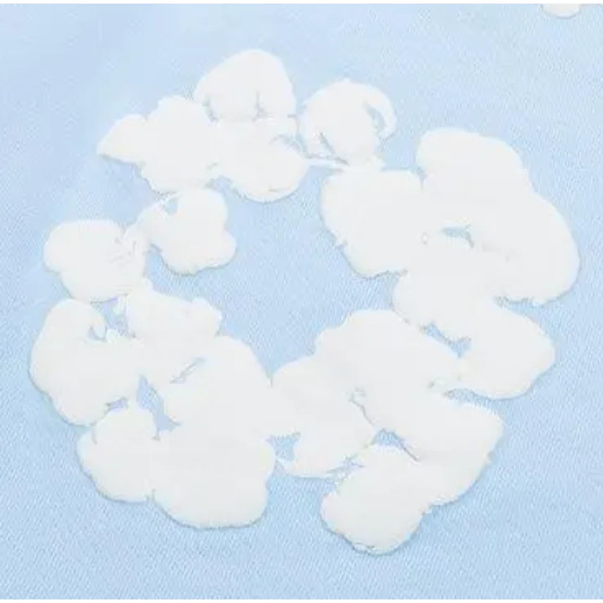 Denim Tears The Cotton Wreath Sweatshorts Powder Blue - Image 4