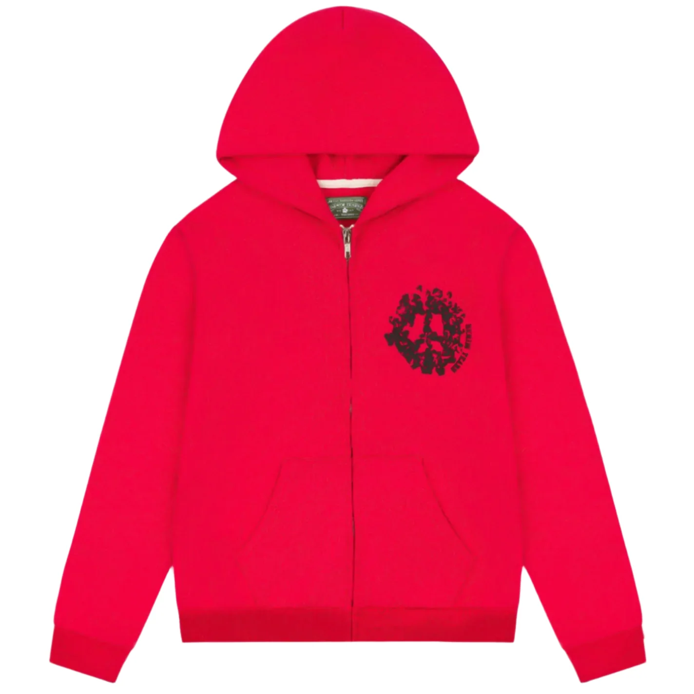 Denim Tears University Zip Hoodie Red