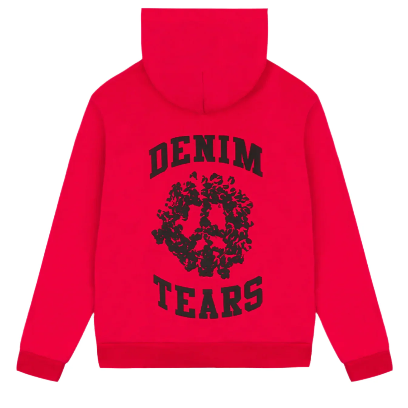Denim Tears University Zip Hoodie Red - Image 2