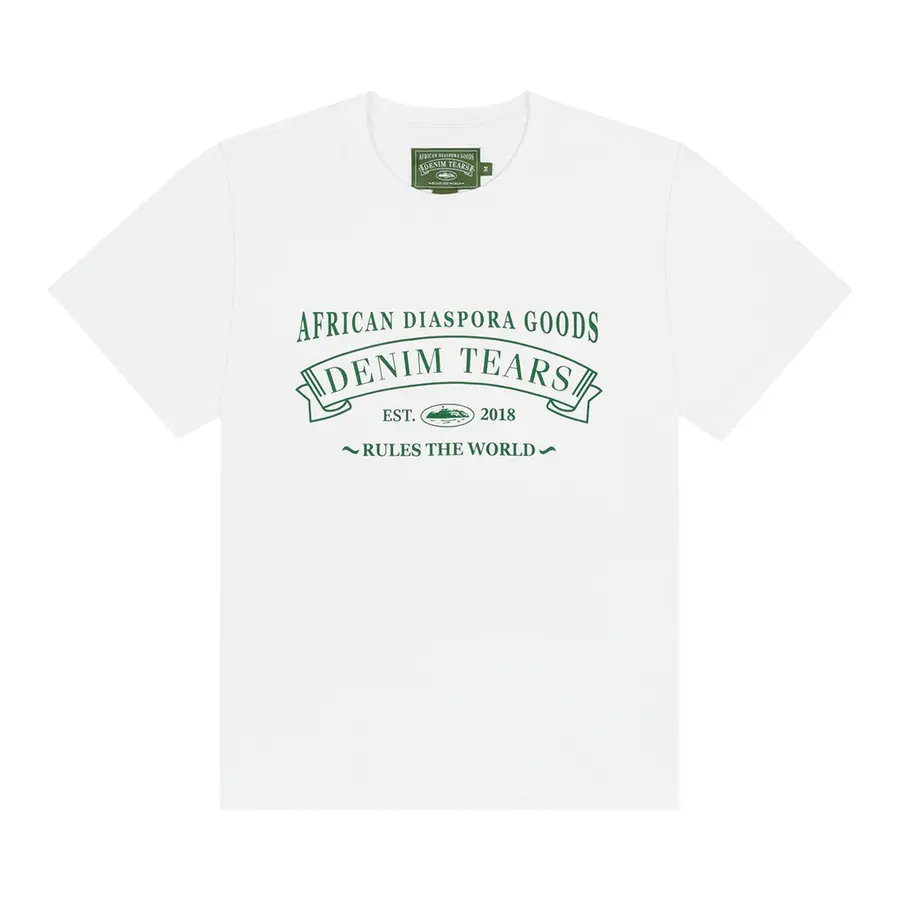 Denim Tears x Corteiz ADG Tee 'White'