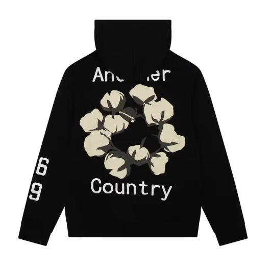 Denim Tears x CPFM Cactus Smiley Hoodie Black - Image 2
