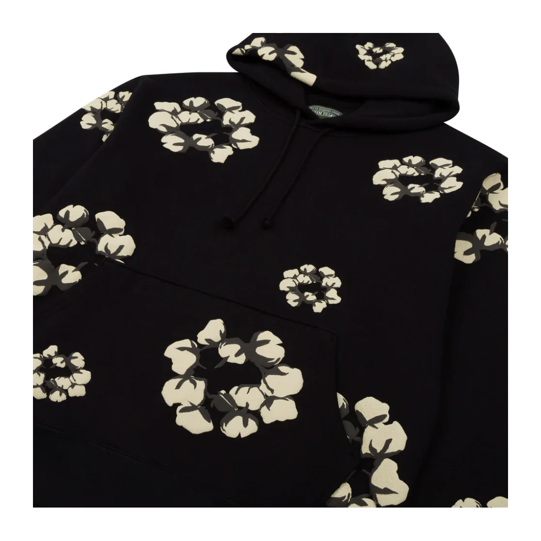 Denim Tears x CPFM Cactus Tears Wreath Hoodie Black - Image 3