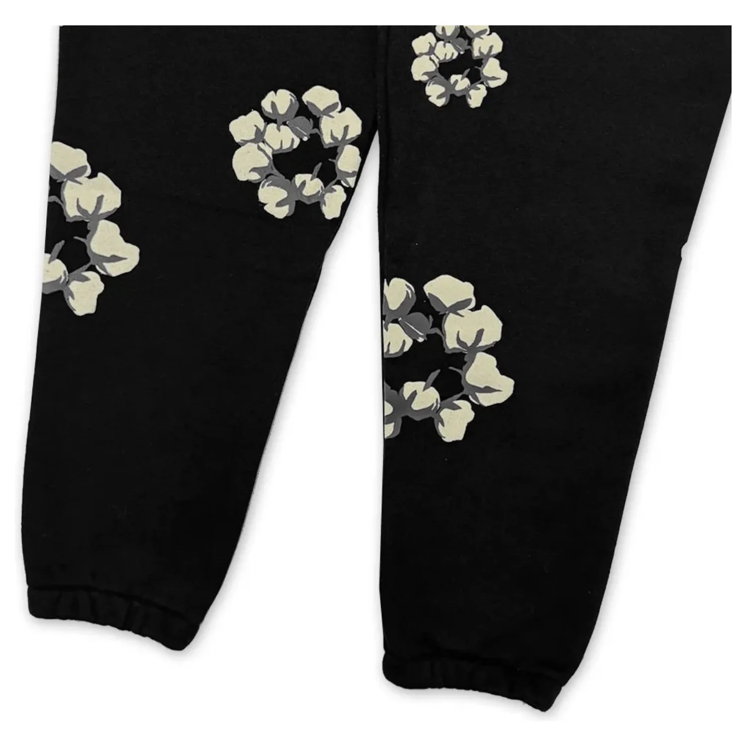 Denim Tears x CPFM Cactus Tears Wreath Sweatpants Black - Image 2