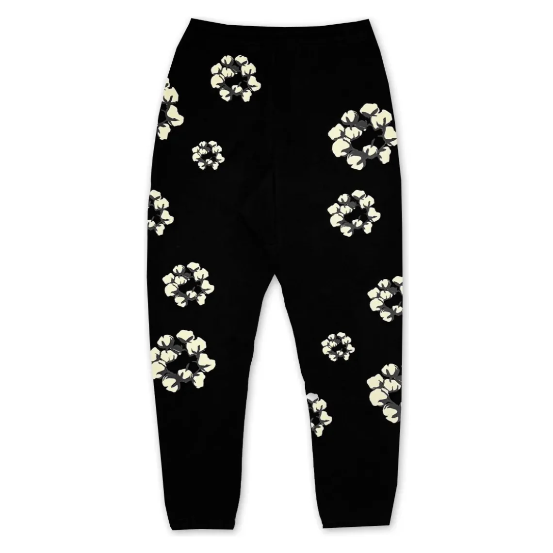 Denim Tears x CPFM Cactus Tears Wreath Sweatpants Black - Image 4