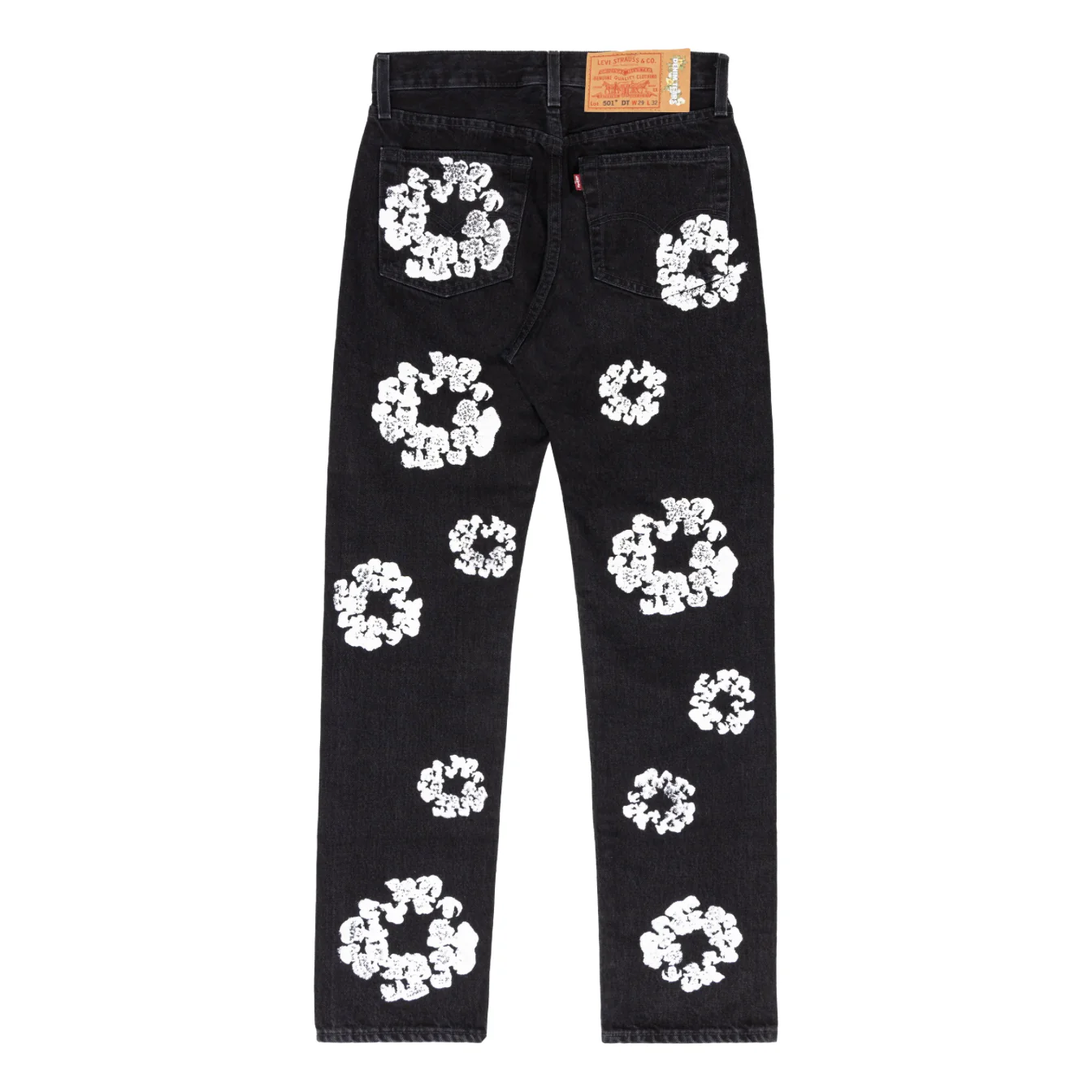 Denim Tears x Levi's Cotton Wreath Jean Black - Image 2