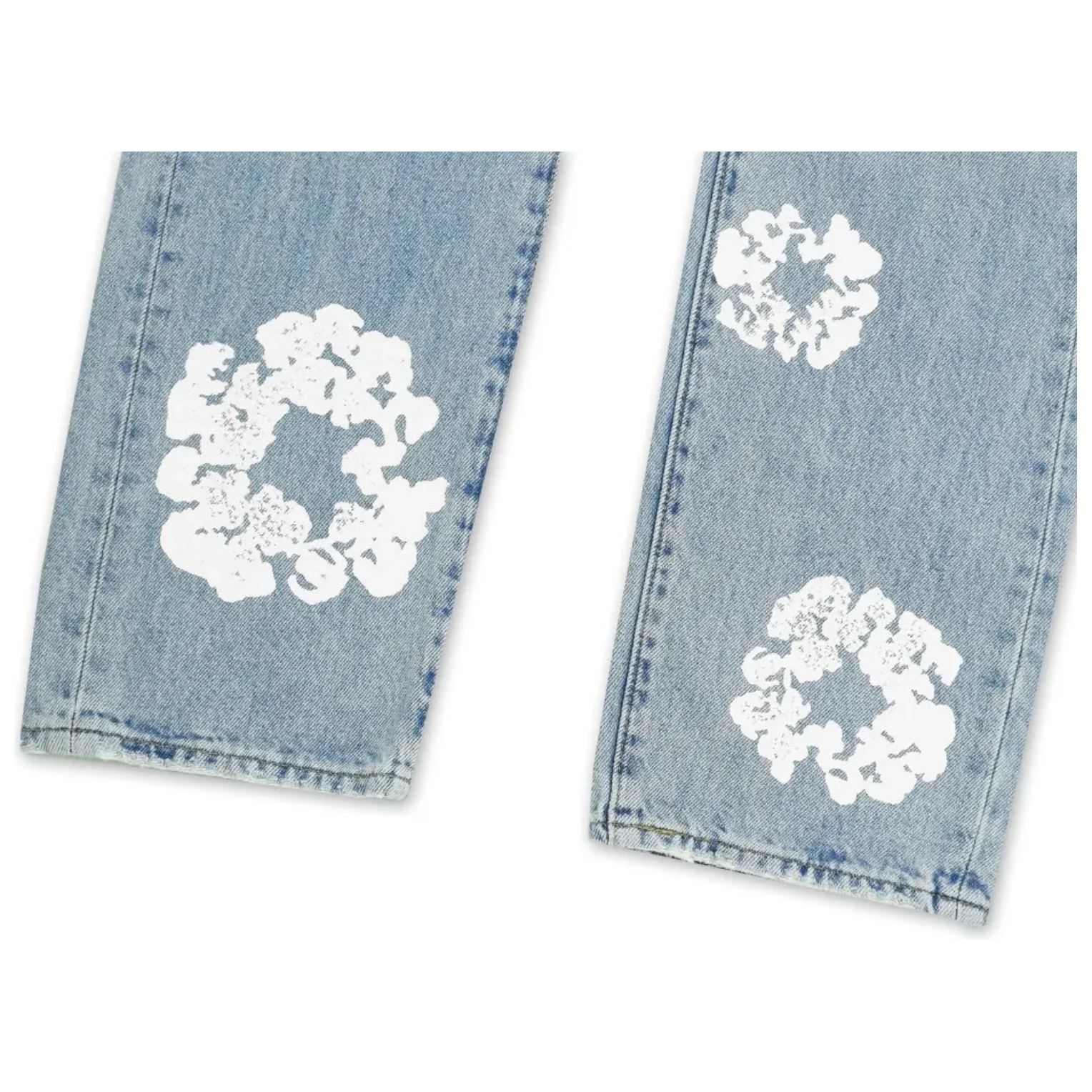 Denim Tears x Levi's Cotton Wreath Jean Light Wash - Image 4