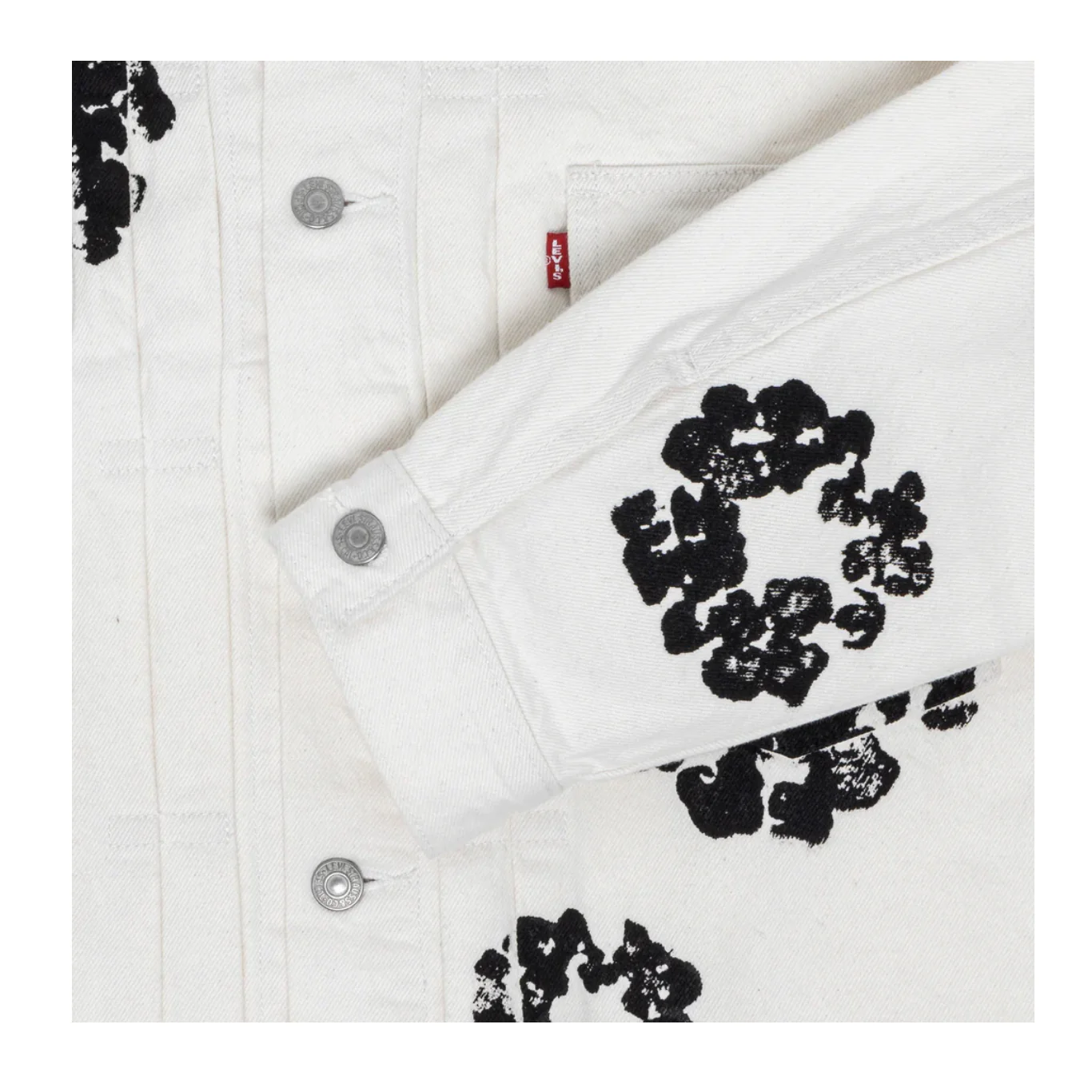 Denim Tears x Levi's Jacket White - Image 3