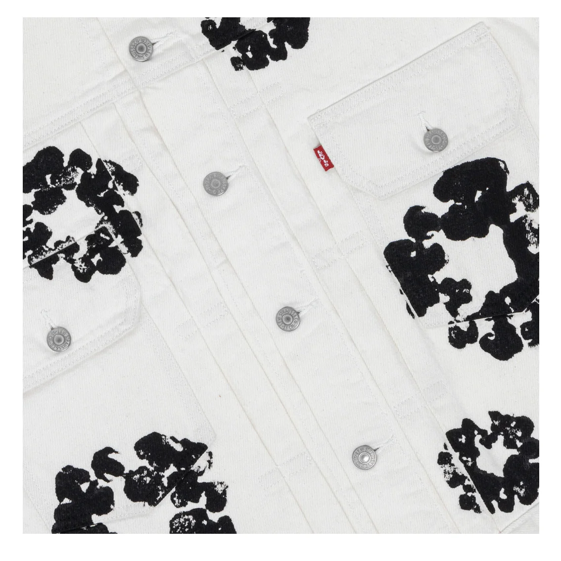 Denim Tears x Levi's Jacket White - Image 4