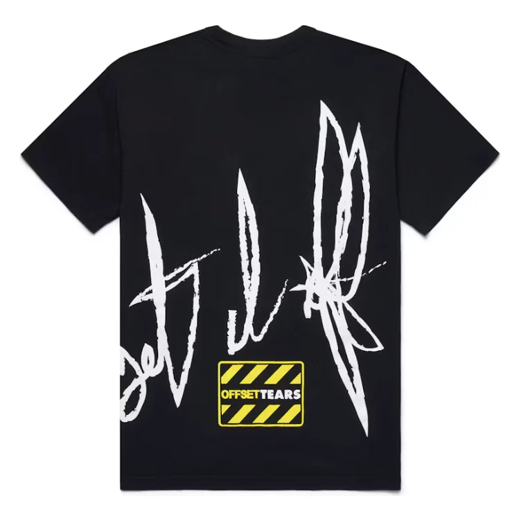 Denim Tears x Offset Set It Off #3 T-shirt Black - Image 2