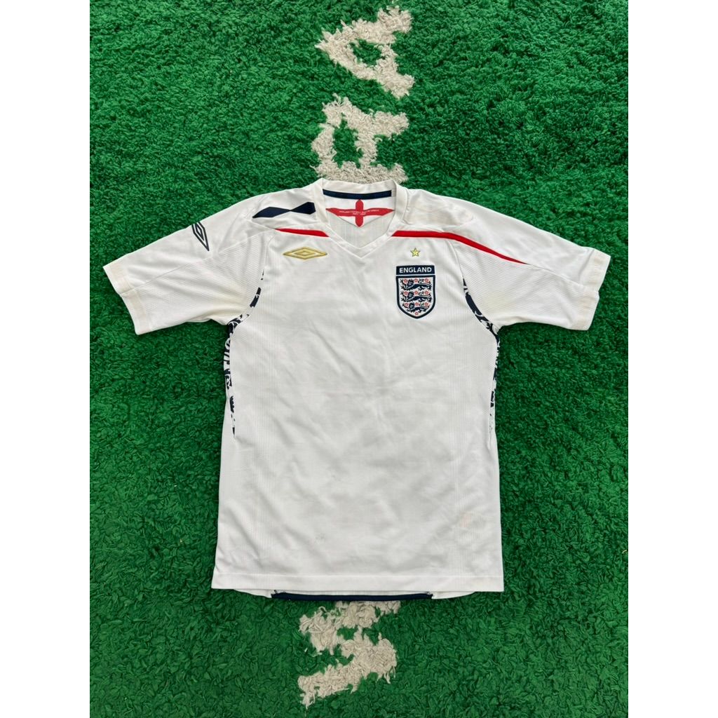 England Home Shirt 2007-2009 S 8/10 - Image 3